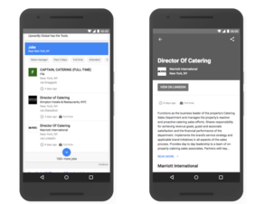 Google ti aiuta a trovare lavoro